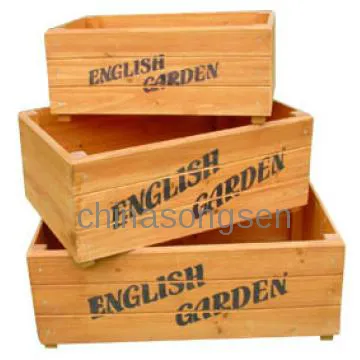 Wooden flower planter/flower pot/garden flower pot/flower barrel