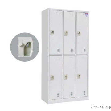 Six-door locker