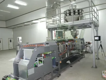 olive doypack pouch filling Machine