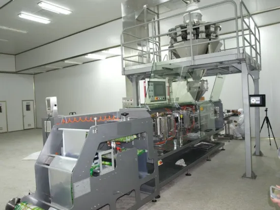 olive doypack pouch filling Machine