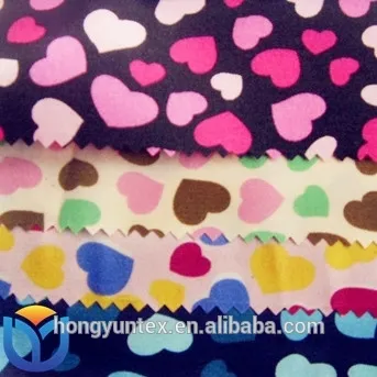 100% POLYESTER PRINTED SATIN FABRIC for pajamas