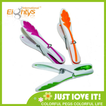 Best selling high quality decorated peg clothes drying TPR grip plastic clip