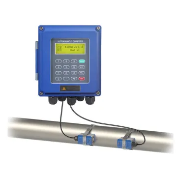 Wall Mounted Clamp Ultrasonic Flowmeter YUF-2000B DN25mm-DN700mm