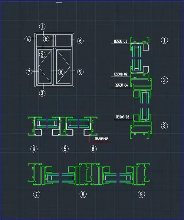 Mion-fhiosrachadh Teicnigeach de fhrèam alùmanum briseadh teirmeach 90mm airson insulation àrd
