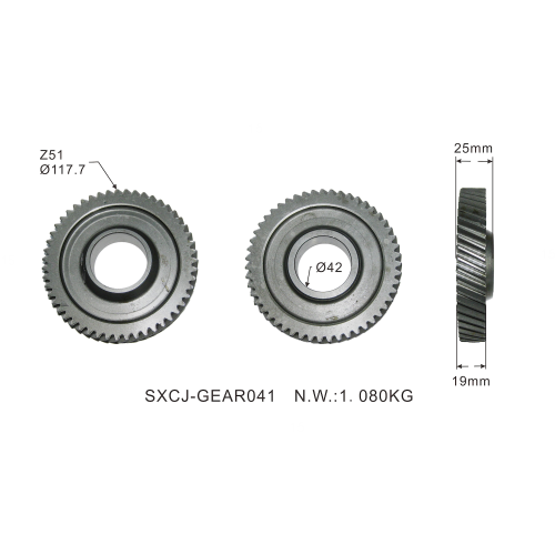 5T88A Four-tooth 51T Gearbox Transmission Gear for ISUZU