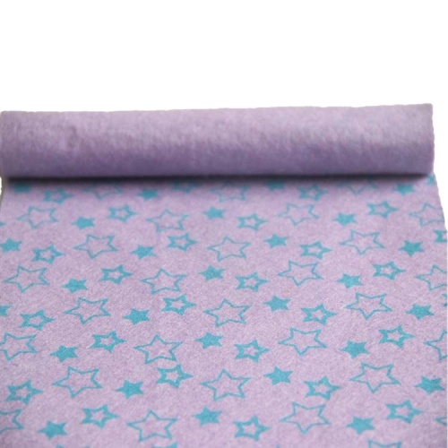 Printed Needled Felt Fabric print felt fabric needle punched felt fabric Factory