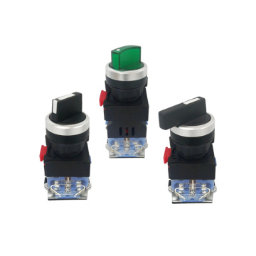 Corrente de 22 mm de alta 16a 2 ~ 3 posiciona o interruptor rotativo