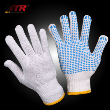 Quality PVC dotted cotton gloves