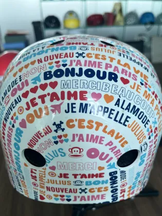 girls Decals Motorcycle Biker Cool helmet Sticker