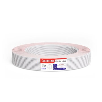 GELISTAR 300/500V 2-Core 2.5mm² Flat Electrical Solar Cable