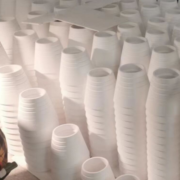 High Temperature Refractory Nozzle Shape Investment Casting Pouring Cup