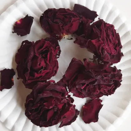Wholesale High-Quality Dried Crimson Glory Rose Tea - 100% Natural Dark Red Rose Bud Tea