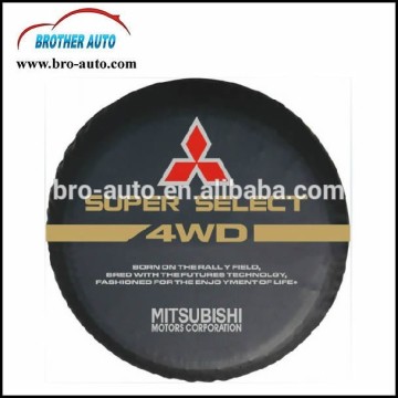 Hot sell good quality 15-17 inch PVC PU leather mitsubishi pajero spare tire cover