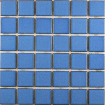 glazed swimming pool mosaic  for blue color