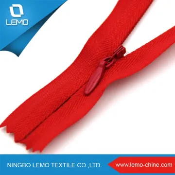 3# Inch Invisible Separating Zippers Sizes
