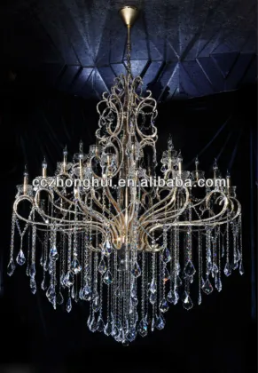Grand crystal lamp shade