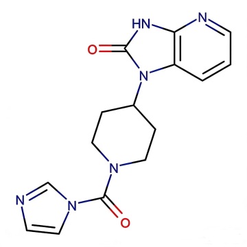 l-(l-(lH-imidazol-l-karbonyl)piperidin-4-yl)-lH-imidazo[4,5-b]pyridin-2(3H)-on