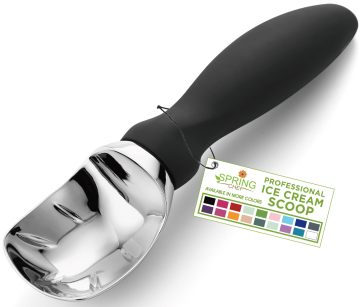 Zinc Alloy Chef Ice Cream Scoop with Comfortable Handle - Wholesale Multi-purpose Fruit Ball Measuring Spoon