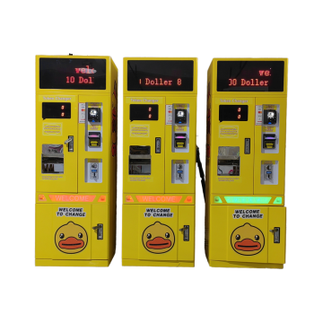 Custom Arcade Coin Changer: Toy Coin Operated Game Machine for Bill to Token Exchange