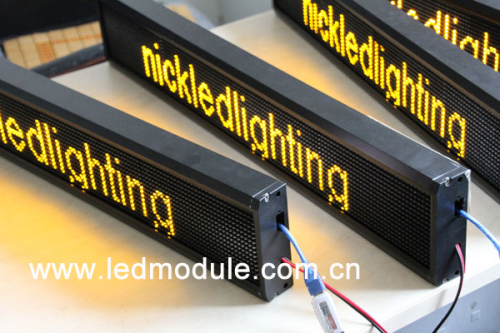 P6 Semi-Outdoor Moving LED Message Sign for Bus