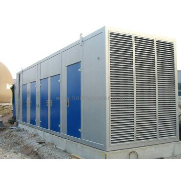 60Hz 1800RPM MAN 180kW/225kVA Natural Gas/Bio Gas Generator