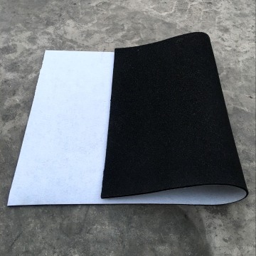 Customizable Plain White Rubber Door Mats with Velour Backing in Polyester