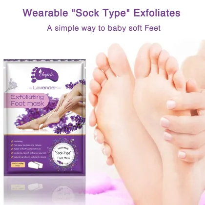 Advanced Wholesale Lavender Foot Sheet Mask - Exfoliating, Hydrating, Whitening & Nourishing Skin Miracle