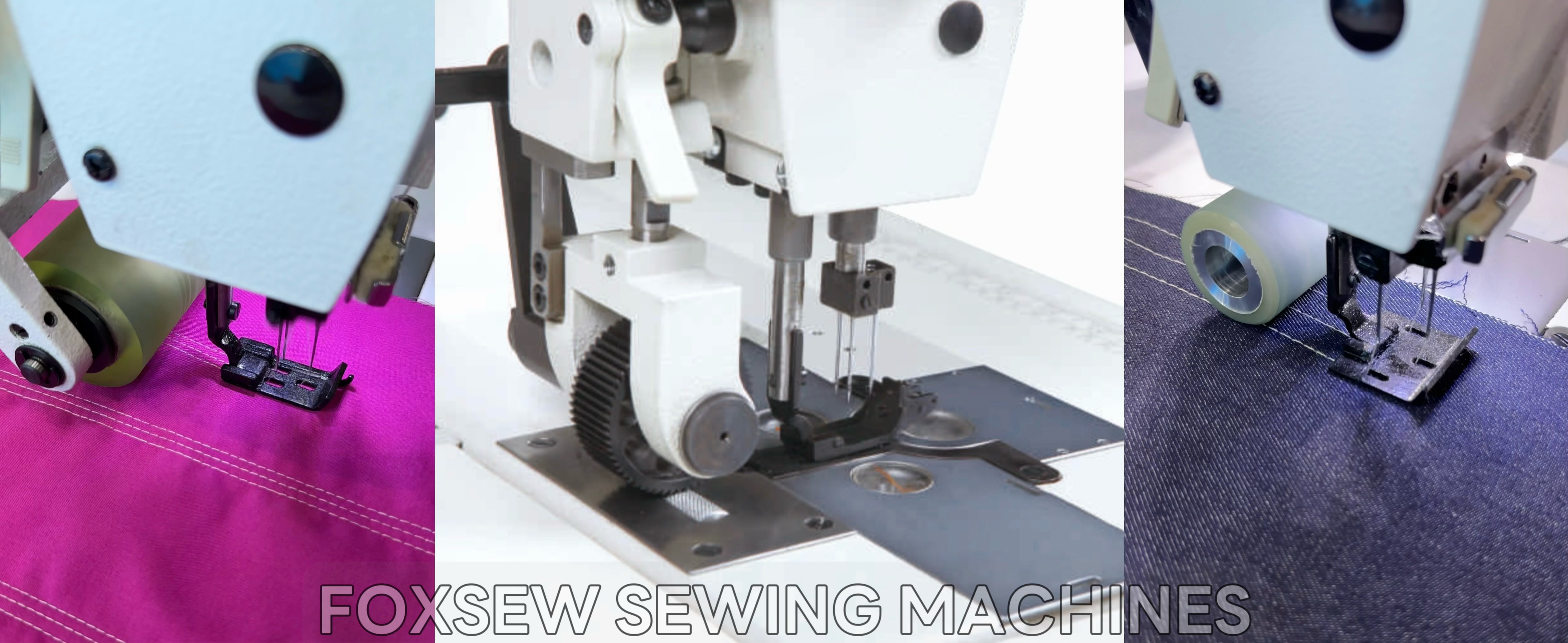 Three Needle Lockstitch Sewing Machine with P