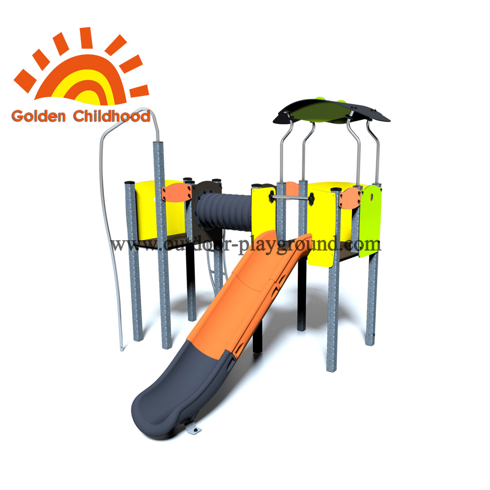 Tube Bridge Slide Outdoor Playground Equipment For Children