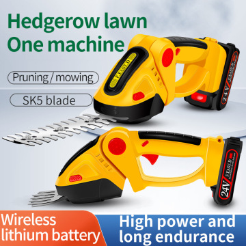 2-in-1 Handheld Hedge Cutter Tool Electric Shrub Trimmer