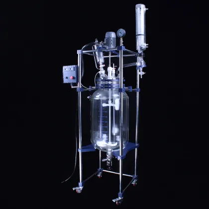 100l Chemical jacketed glass reactors