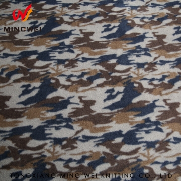 Anti-Static Comfortable Soft Camouflage Printed Polar Fleece Fabric