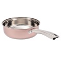 Frying pan kitchen with heat resistant long handle