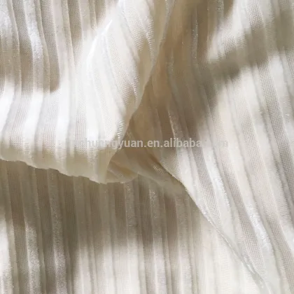 2017 hot sale crushed fabric design for zara dress