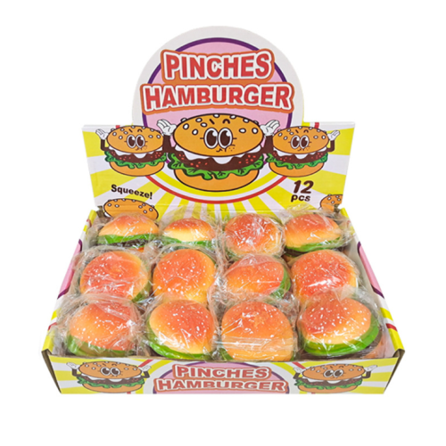 Plastic Soft TPR Material Toys Toys Hamburger