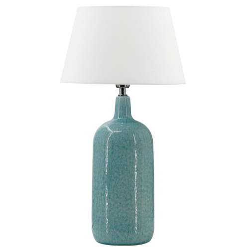 Candeeiro de mesa de cerâmica artesanal com elegante lago Bule