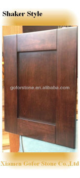 Hot sale shaker style wooden kitchen cabinet door