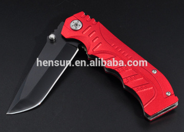 Red Handle Assisted Opening Tactical Pocket Folding Knife