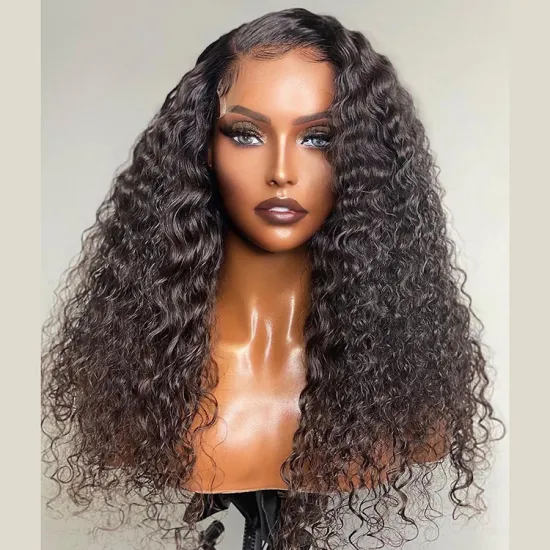 4X4 5X5 6X6 Closure Wigs Cheap Curly Human Hair Wigs