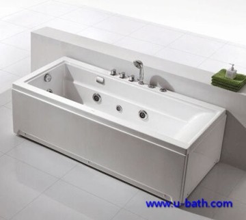 Simple modern whirlpool massage bathtub in USA acrylic