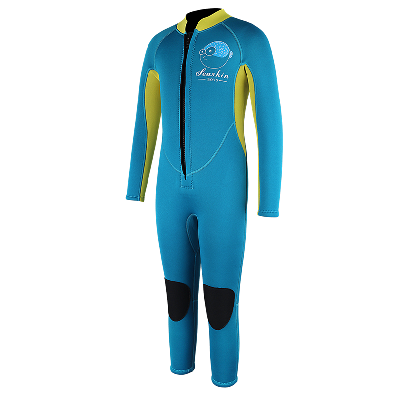 Zeilin jongens borst rits lichtgewicht neopreen wetsuits