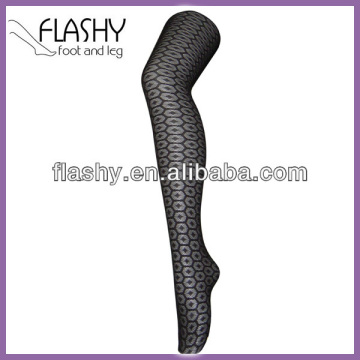Ladies sheer sexangle hexagon fashion tights