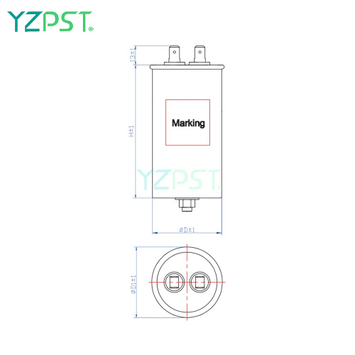 High temperature polypropylene film 0.22UF capacitor