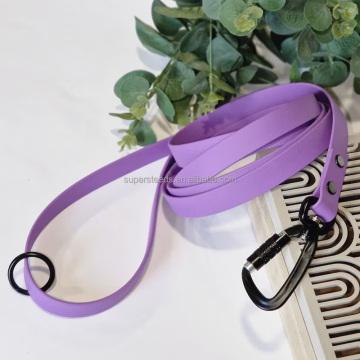 Strong Aluminum Carabiner Dog Leash: Durable PVC Coated Polyester for Longer Life