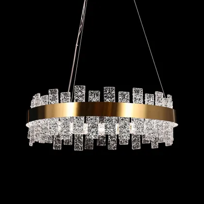 Modern Gold Glass LED Chandelier Designs