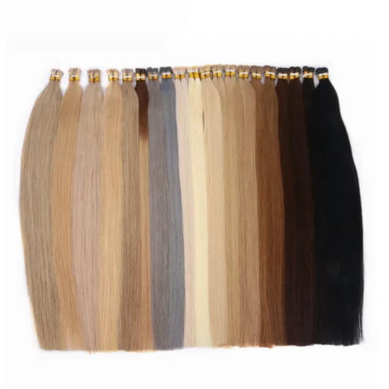 Last 12 Months Full Cuticle Double Drawn 0.5/0.8/1.0g Russian Pre bonded Hair Keratin Bond hair I tip Hair Extensions Wholesale