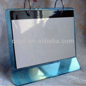 acrylic QCY-Z-T016 fashionable and high quality colored calendars stand