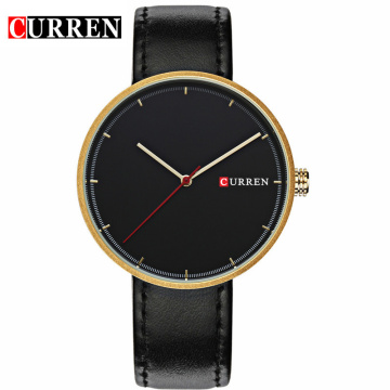 Business Minimalism Leather Quartz Men Watches