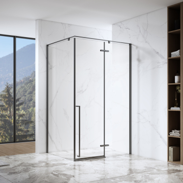 Hinge Swing Tempered Glass Shower Enclosure