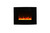 24" curved wall mounted mini electric fireplace